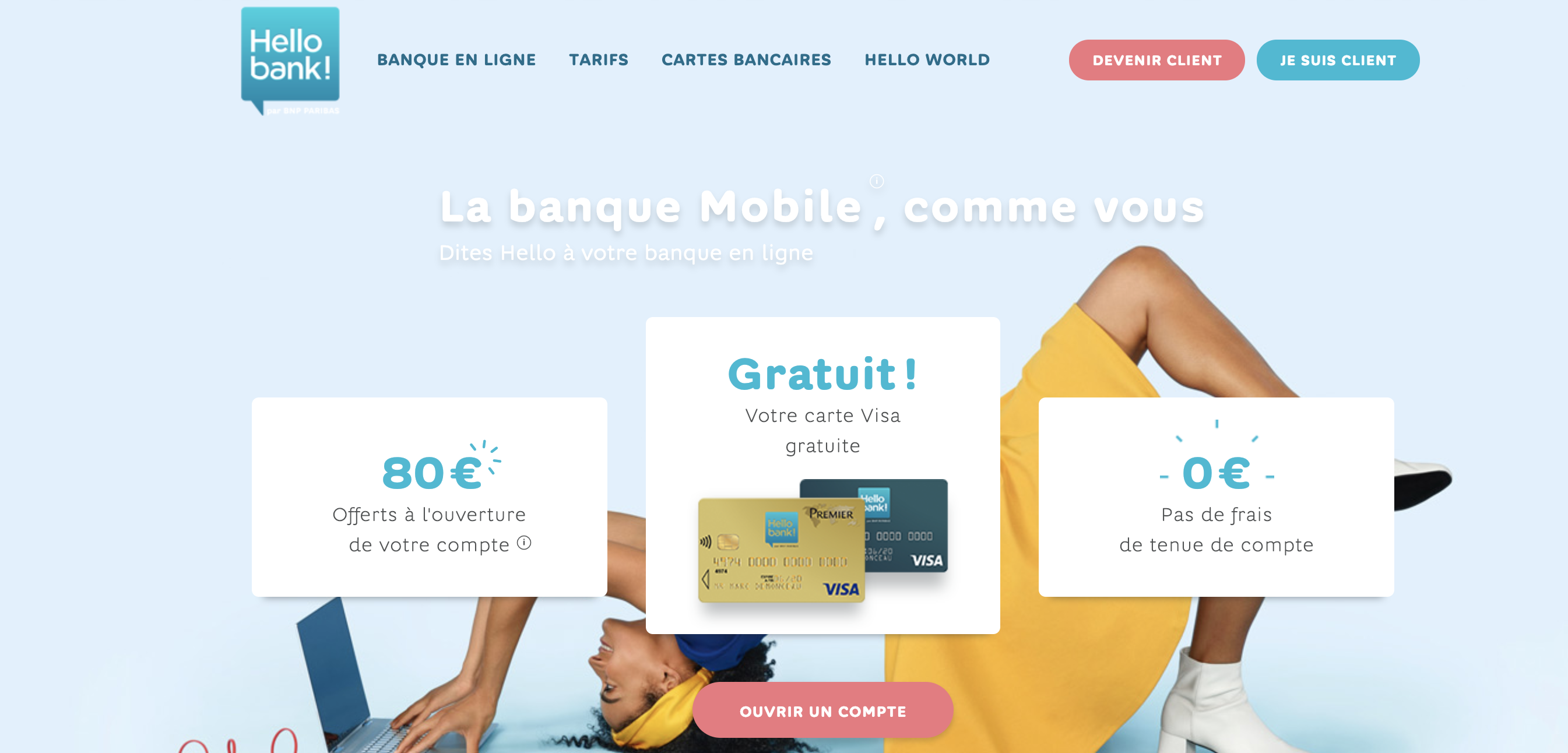 Hello Bank Banque mobile