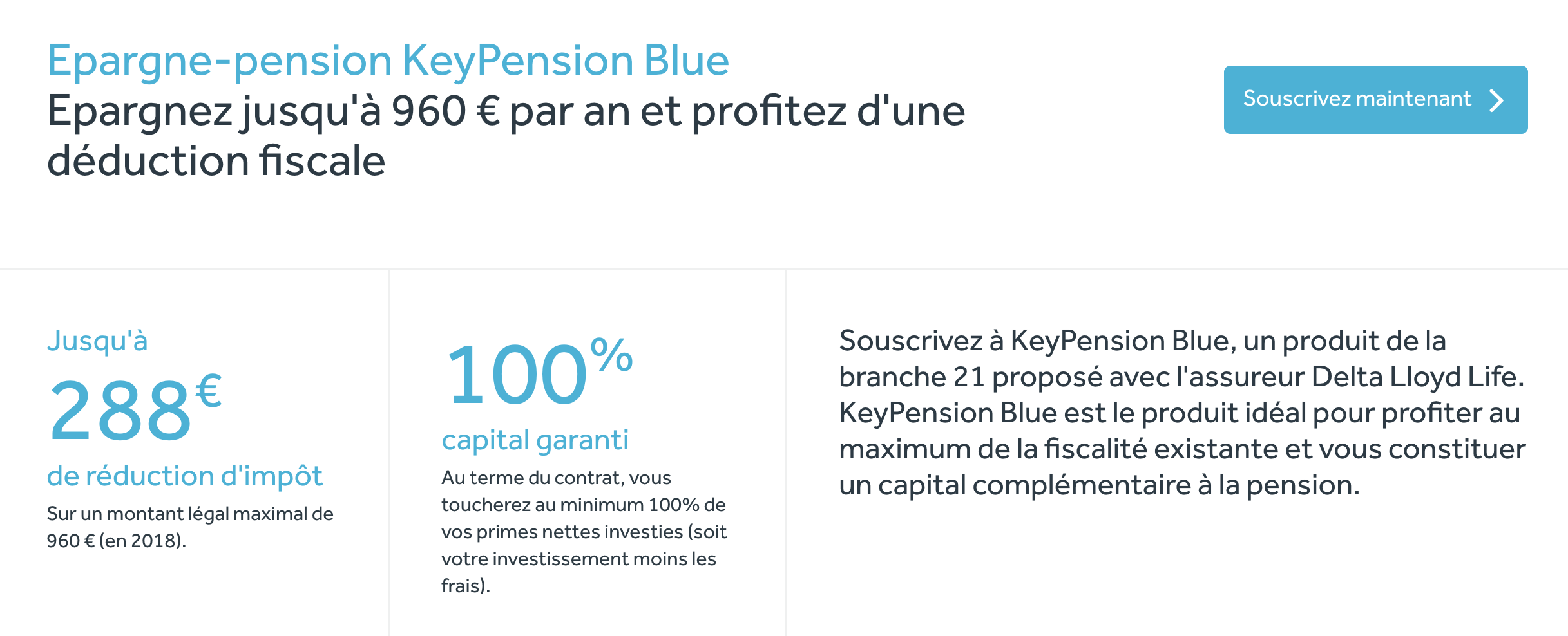 Keytrade pension